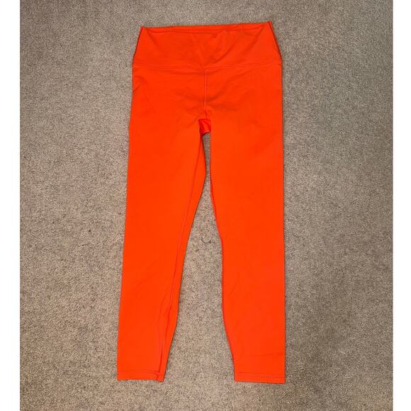 New Fabletics Boost Powerhold High-Waisted 7/8 Legging Passion Orange size M - Picture 4 of 8